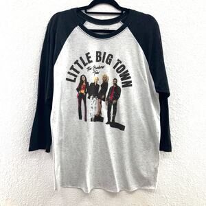 Little Big Town Gray The Breakers Tour Country Music Concert Band Raglan T Shirt